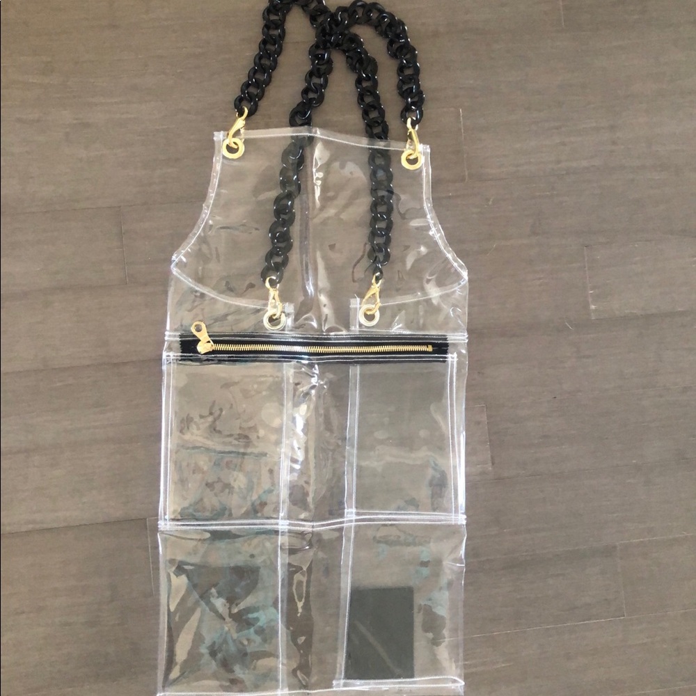 Clear hair apron